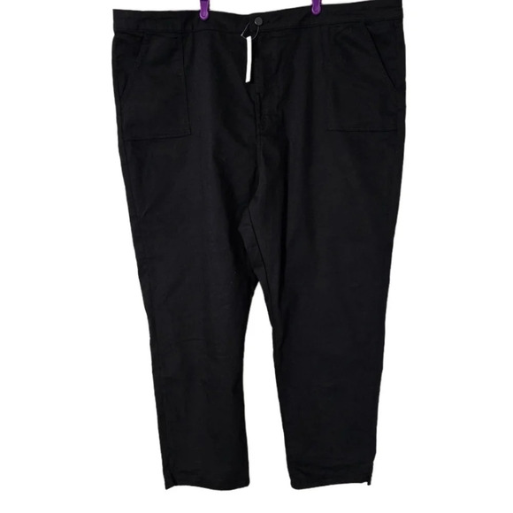 Asos Denim Black High Rise Khakis NWT - Picture 2 of 8